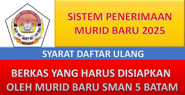 <center>SYARAT DAFTAR ULANG SPMB SMANLI 2025</center> video